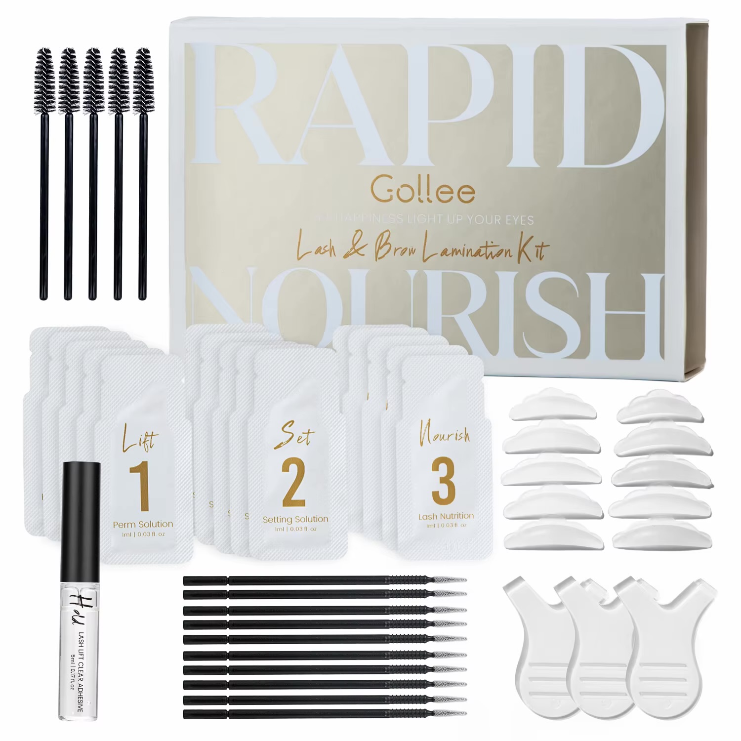 Kit Gollee Rapid Lash & Brow Lamination - Imagen 2
